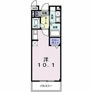 サル ドゥ セジュール【2階】の間取り