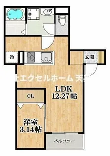F+style天美東4号館【1階】の間取り