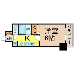 プレサンス名古屋STATIONビーフレックス【13階】の間取り