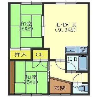 和風荘【1号室】の間取り