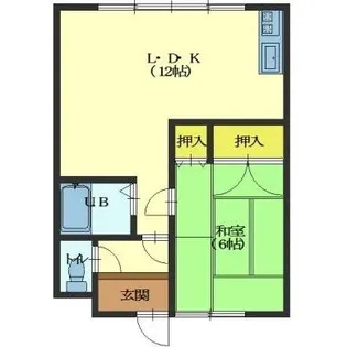 キャッスル長谷川【2階】の間取り