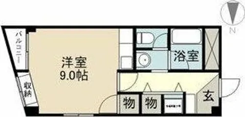 メゾン・ド・ブルーコロネット【2階】の間取り