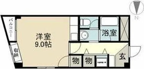 メゾン・ド・ブルーコロネット【2階】の間取り