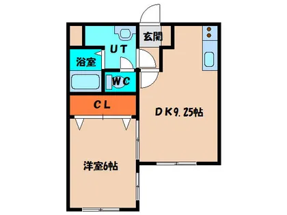 ヴェルドミール湯川【401号室】の間取り