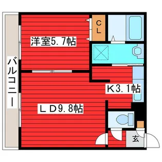 北海道札幌市南区南三十三条西10丁目【マンション】の間取り