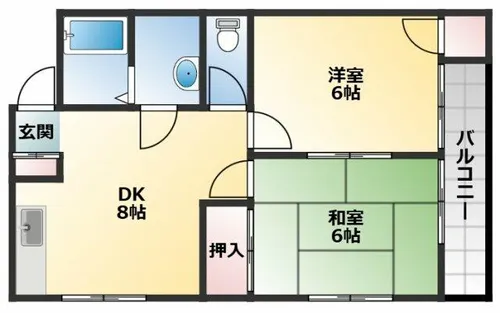パークハイム【2階】の間取り