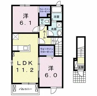 昇華Ⅱ【2階】の間取り