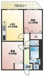リアライズ今里南【3階】の間取り