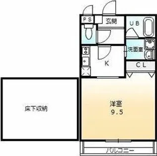 エスペランサ【103号室】の間取り