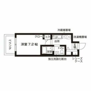 エスペレ西陣【6階】の間取り