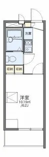 レオパレス河原城【1階】の間取り