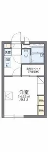 レオパレスラ・フォーレⅢ【1階】の間取り