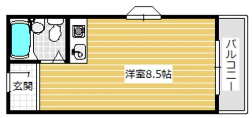コトブキパークハイツ【303号室】の間取り
