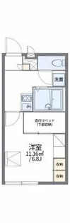 レオパレスフォレストコート大井【1階】の間取り