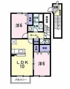 オークヒルズI【2階】の間取り
