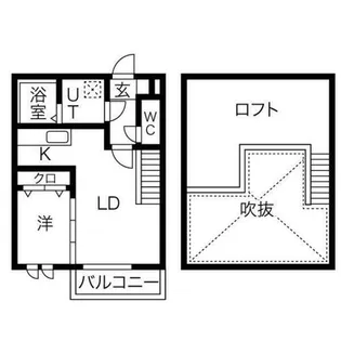 Creo中村公園伍番館【101号室】の間取り