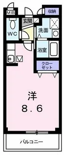 プラティークレーブⅢ【1階】の間取り
