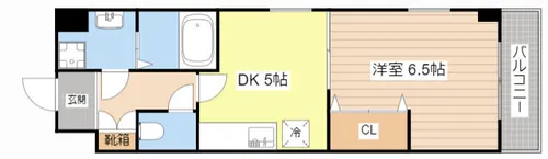 ALTA南草津ビュー【510号室】の間取り