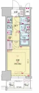 プレサンスDOMECITYコレーレ【2階】の間取り