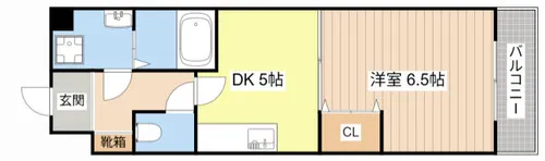 ALTA南草津ビュー【605号室】の間取り
