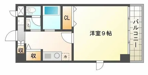 ラッフィナート有瀬【3階】の間取り