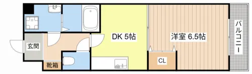 ALTA南草津ビュー【402号室】の間取り