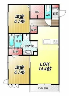 オリーヴ【1階】の間取り