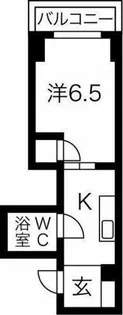 第二戸嶋屋ビル【4階】の間取り