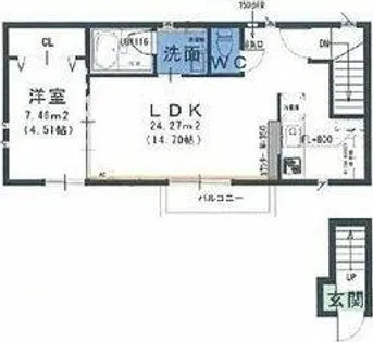La mer(ラ・メール)【2階】の間取り
