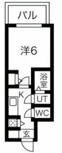 エスリード ザ・グラン天六【9階】の間取り