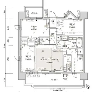 ブライム名古屋【501号室】の間取り