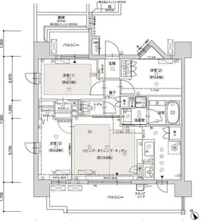 ブライム名古屋【2階】の間取り