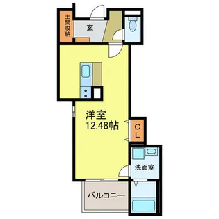 F+style 狭山・池尻中 2号館【304号室】の間取り