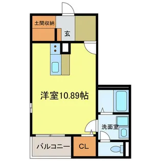 F+style 狭山・池尻中 2号館【1階】の間取り
