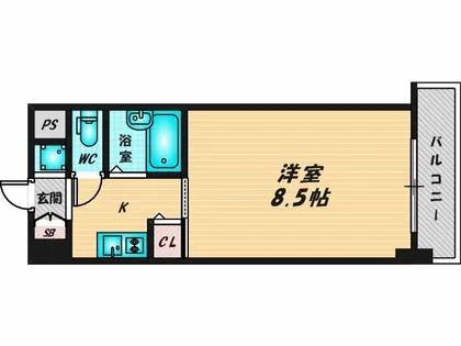 ロータリーマンション長田東【7階】の間取り