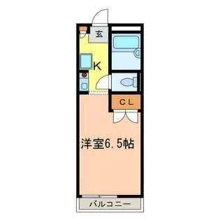 レオパレス滝谷【202号室】の間取り