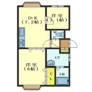 アールズⅢ【2階】の間取り