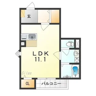 F+style狭山・池尻中1号館【2階】の間取り