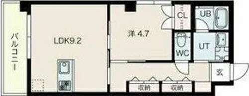グリーンヒルズ三本松【2階】の間取り