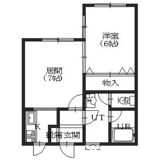 ヴェルドミール湯川【401号室】の間取り
