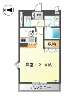 ルーチェ・レガーロ【1階】の間取り