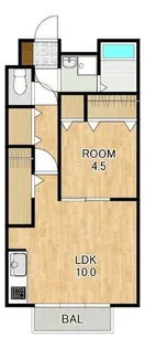 瀬田メディエートプラザC棟【1階】の間取り