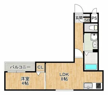 大阪府吹田市泉町5丁目【アパート】の間取り