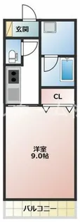グリーンヒルズ Ⅰ【103号室】の間取り
