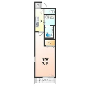 大阪府大阪市平野区長吉長原西2丁目【アパート】の間取り