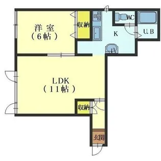 CASTLE MINATO【1階】の間取り