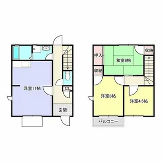 グレイスヴィラA【A1号室】の間取り