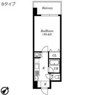 鶴舞パークヒルズ【10階】の間取り