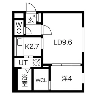 Le plus【203号室】の間取り