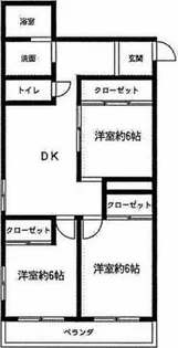 第3フクマルビル【4階】の間取り